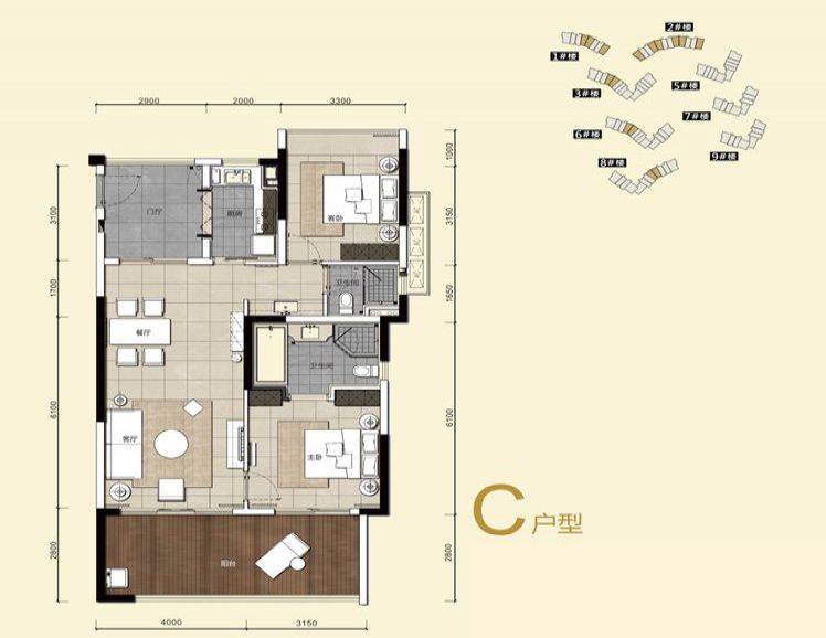 海语山林公寓C户型